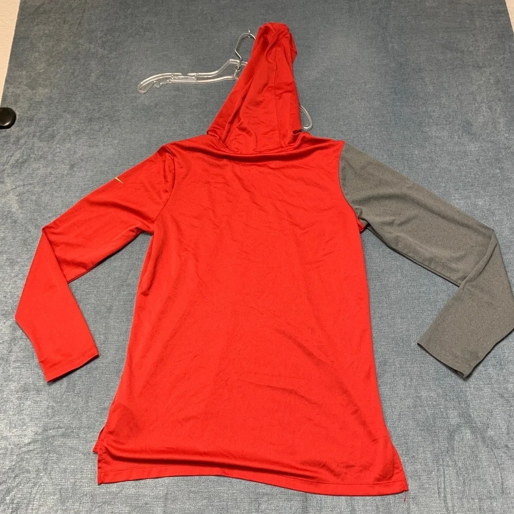 San Francisco 49ers Hoodie Womens M Red Nike Football NFL Long Sleeve Pullover